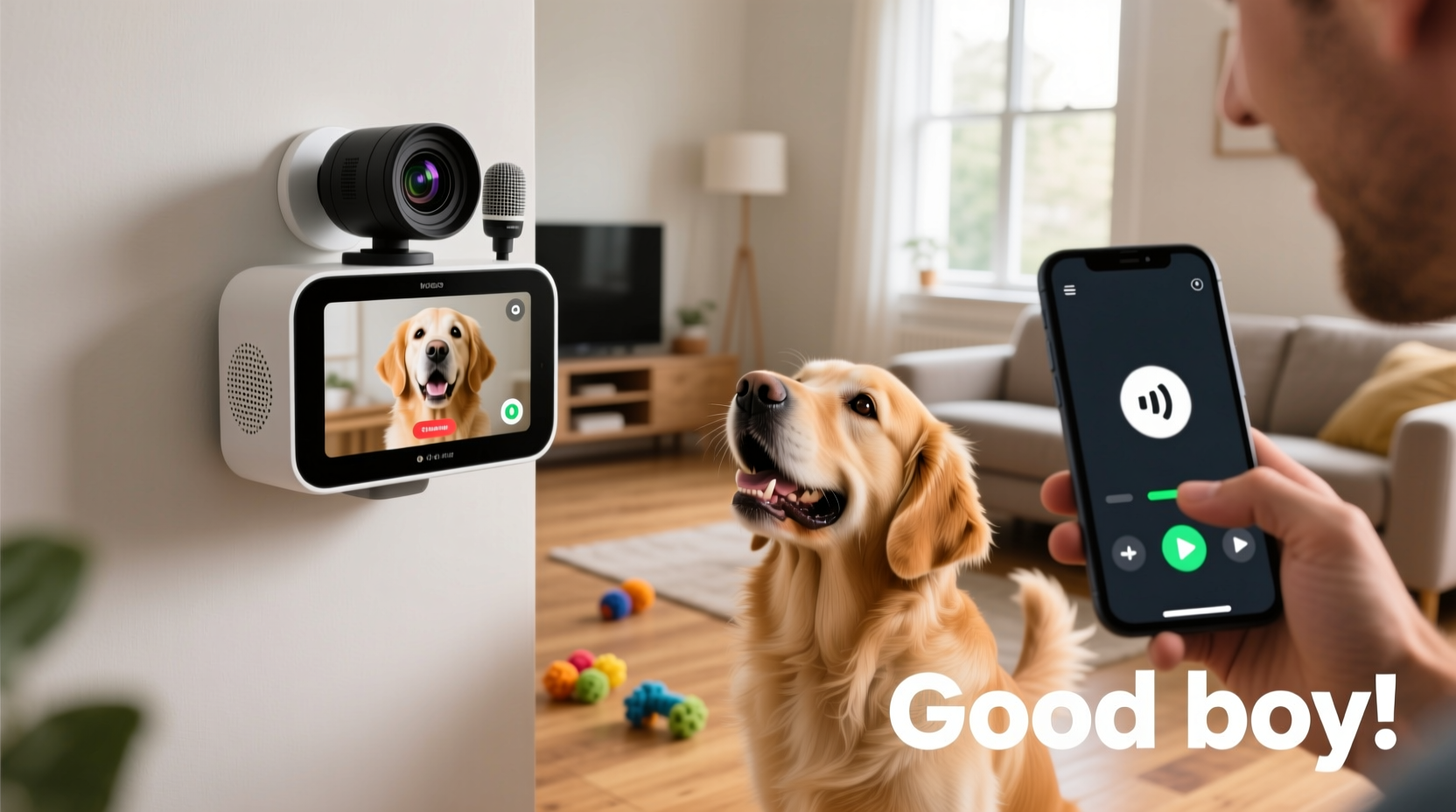 how to set up a pet camera that actually lets you interact with your dog