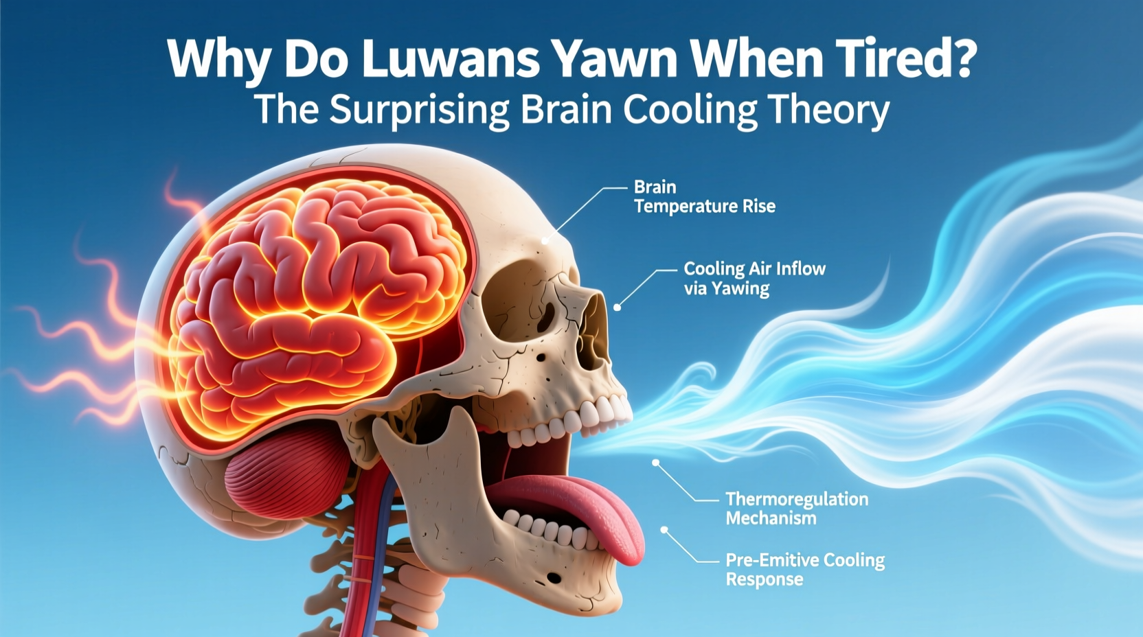 why do humans yawn when tired the surprising brain cooling theory
