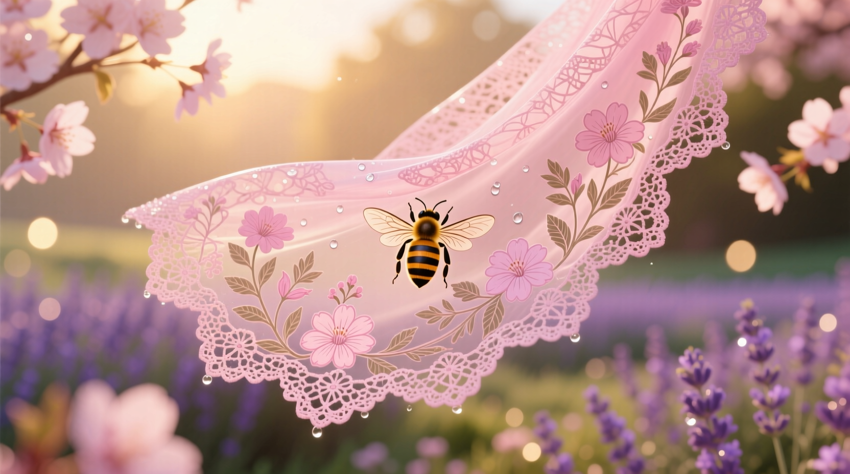 bee balm pink lace