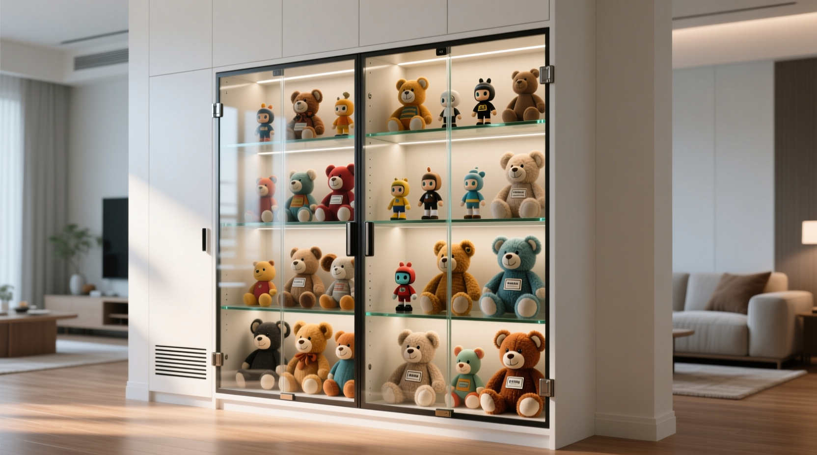 closet organization tips for plushies figures