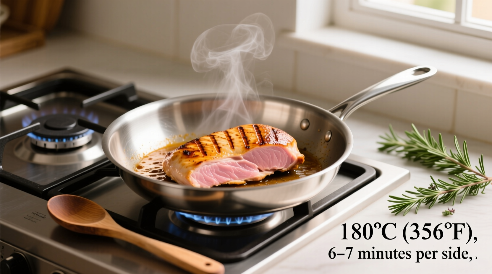 what heat to cook chicken breast