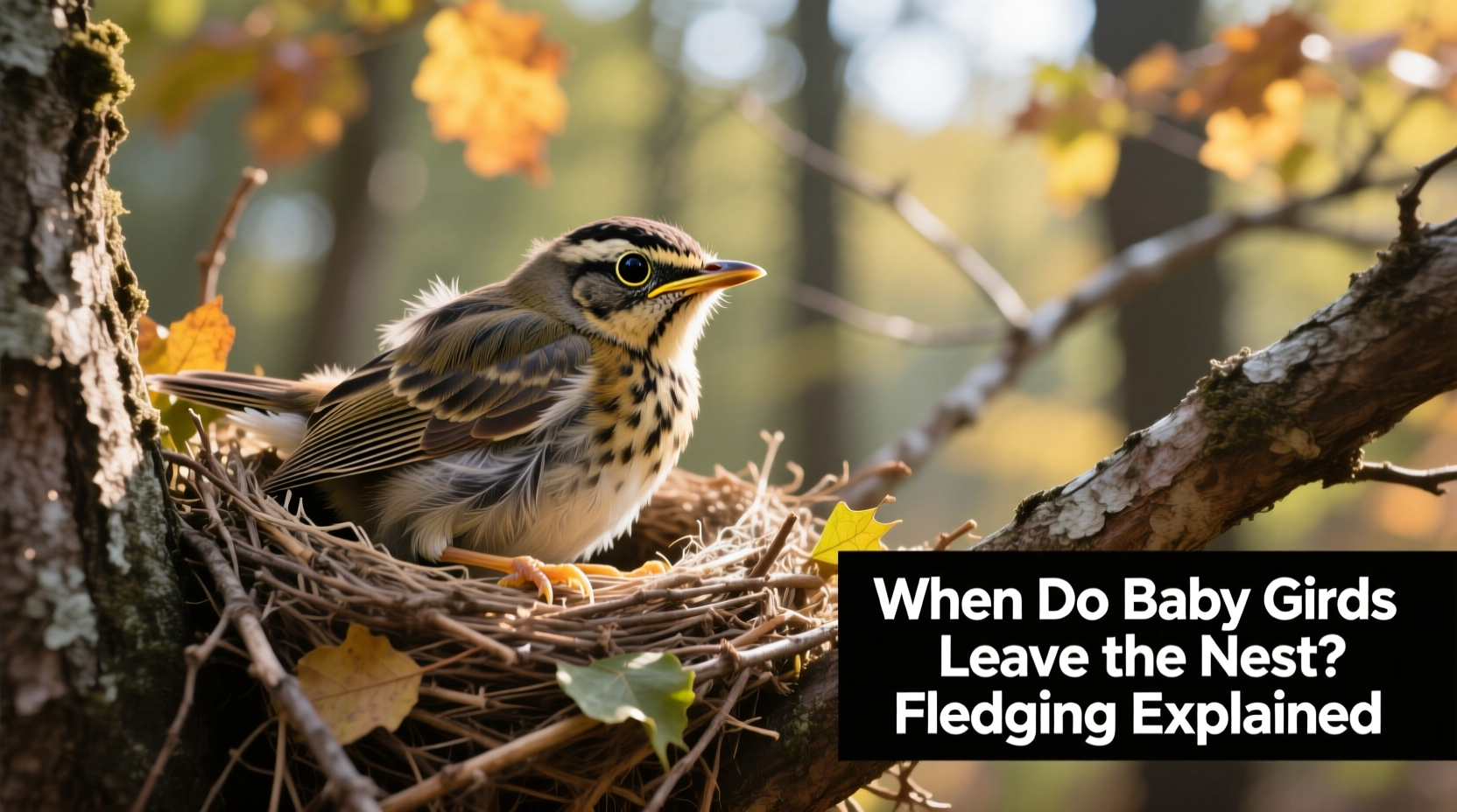 when do baby birds leave the nest