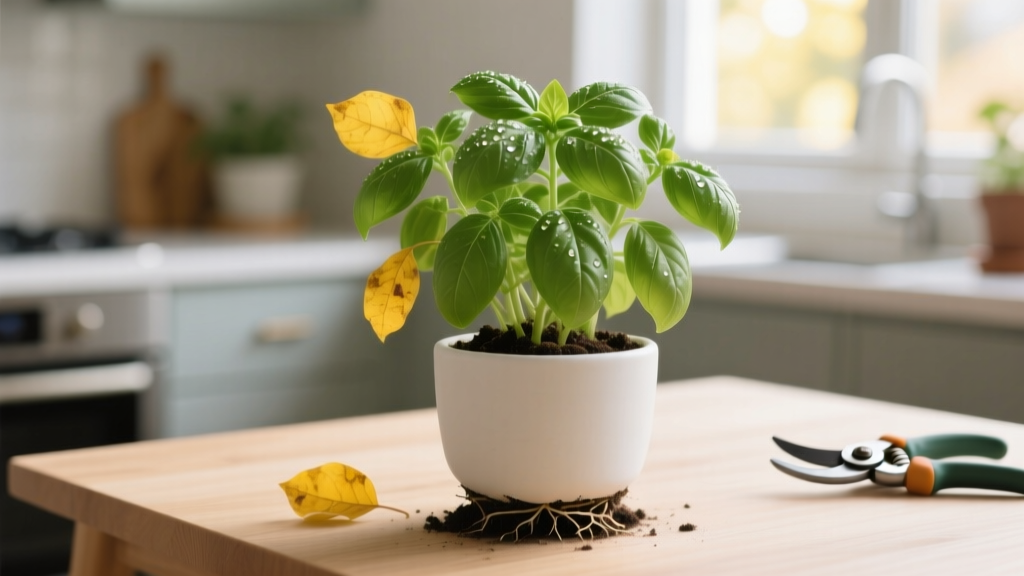 How to Cut Basil with Yellow Leaves (2026)
