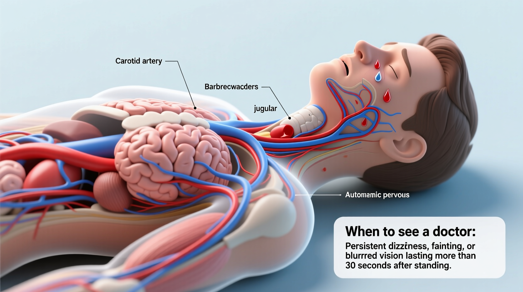 why does your vision blur when you stand up too fast and when to see a doctor