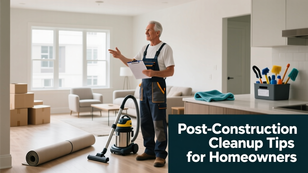 Post-Construction Cleanup Tips for Homeowners