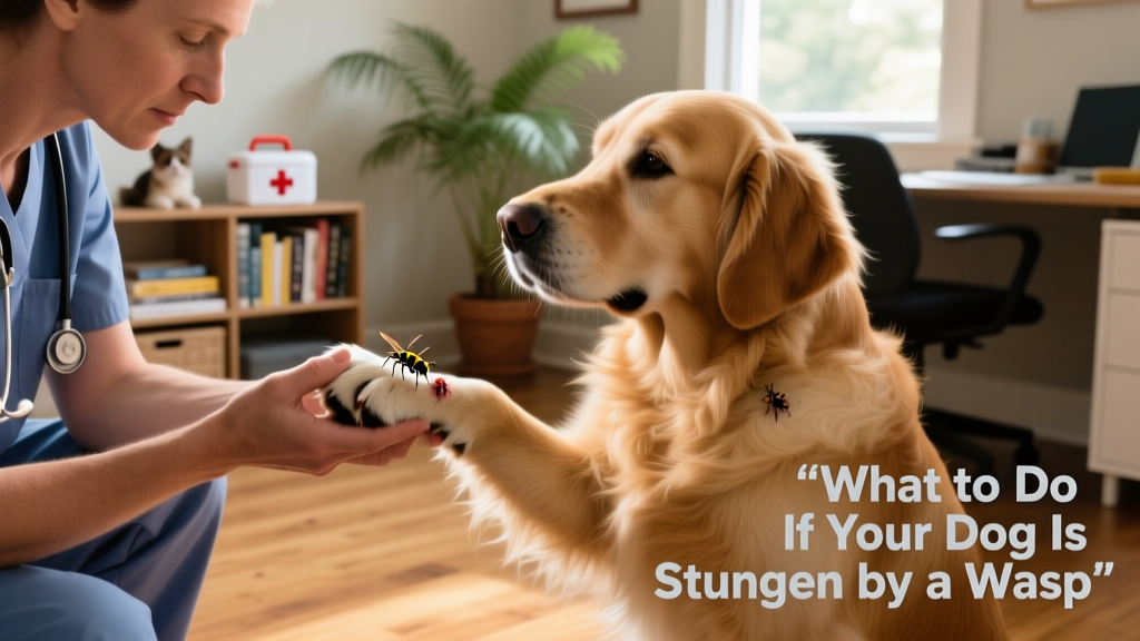 What To Do if Your Dog Is Stung by a Wasp