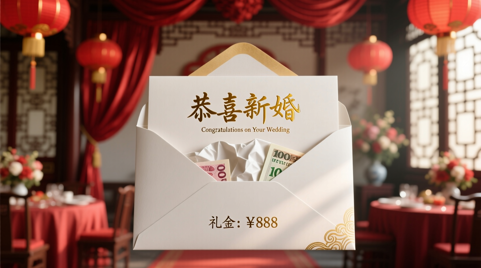 how much for wedding present cash