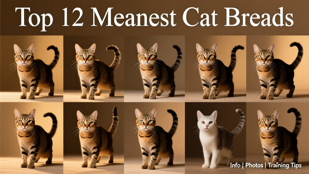 12 Meanest & Most Aggressive Cat Breeds: Info, Pictures, & Training