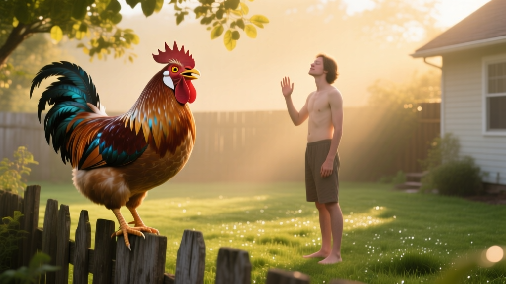 Chicken Feeling Amusement: Emotional Dream Meaning