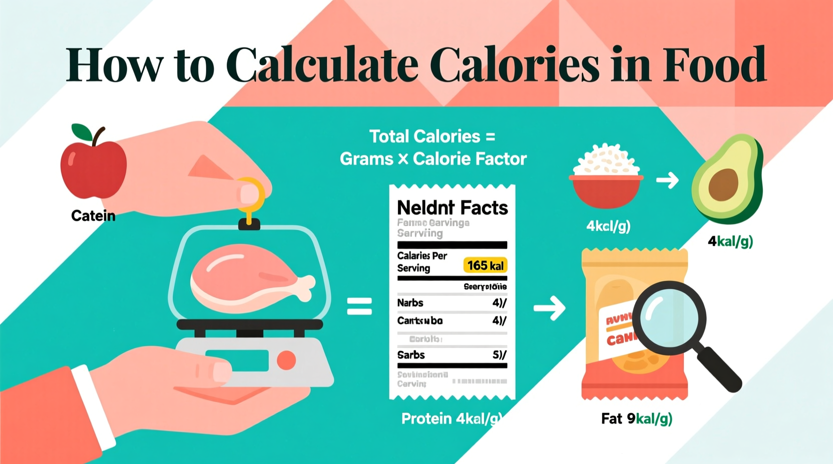 how do you figure out calories in food