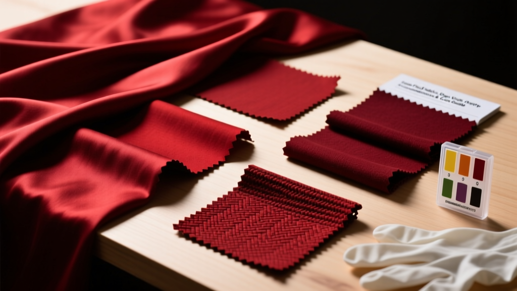 Dark Red Fabric Dye: Safety, Compliance & Care Guide