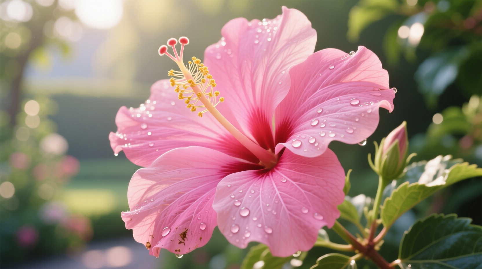 pink hardy hibiscus
