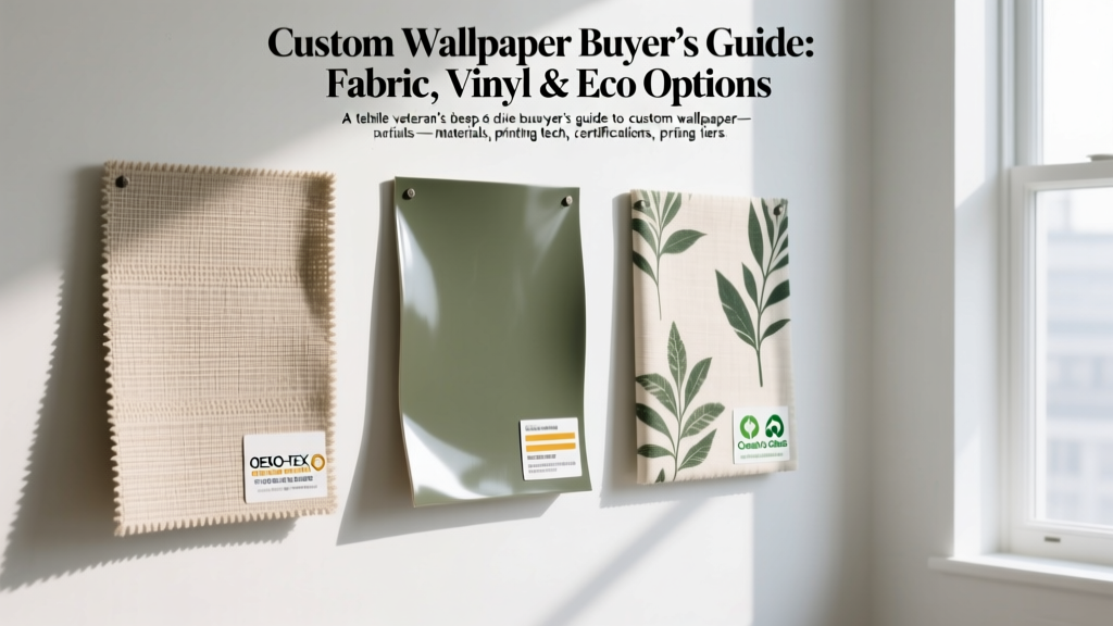 Custom Wallpaper Buyer’s Guide: Fabric, Vinyl & Eco Options