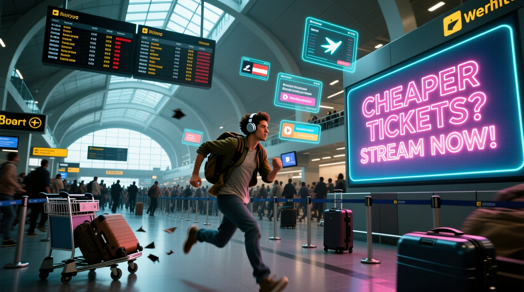 survive airport hell find cheaper tickets and stream
