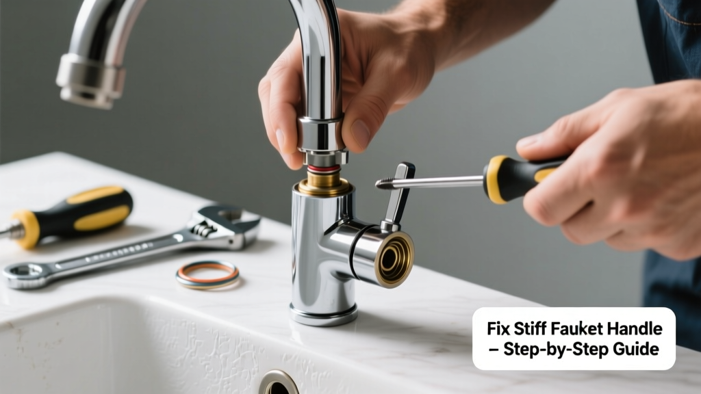 How to Fix a Stiff Faucet Handle in Your Kitchen or Bath