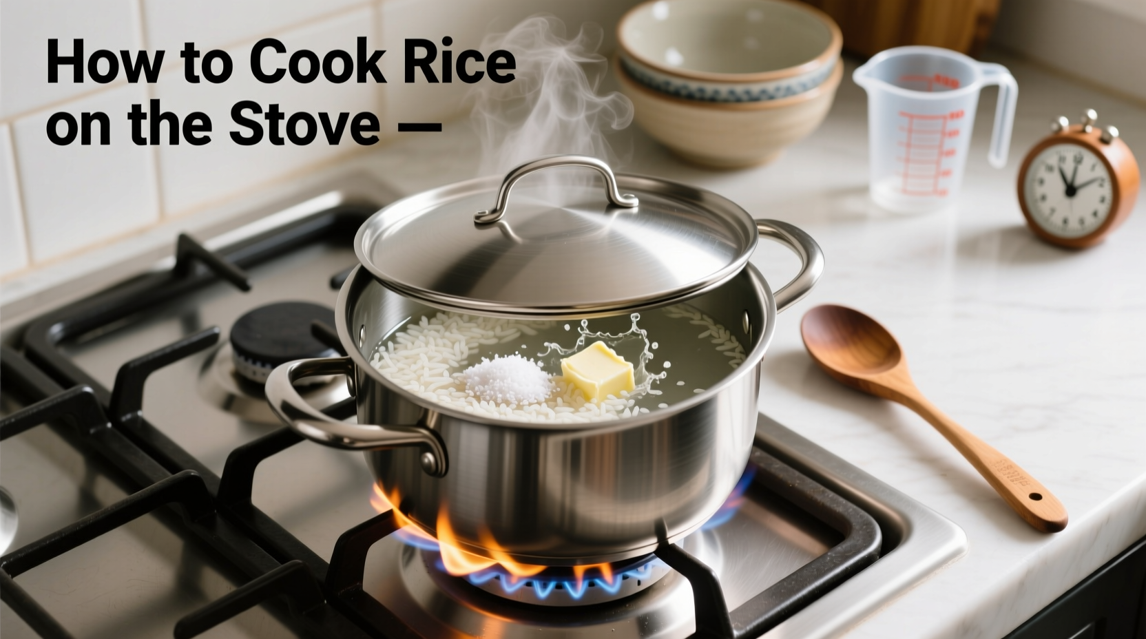 how do you cook rice on the stove