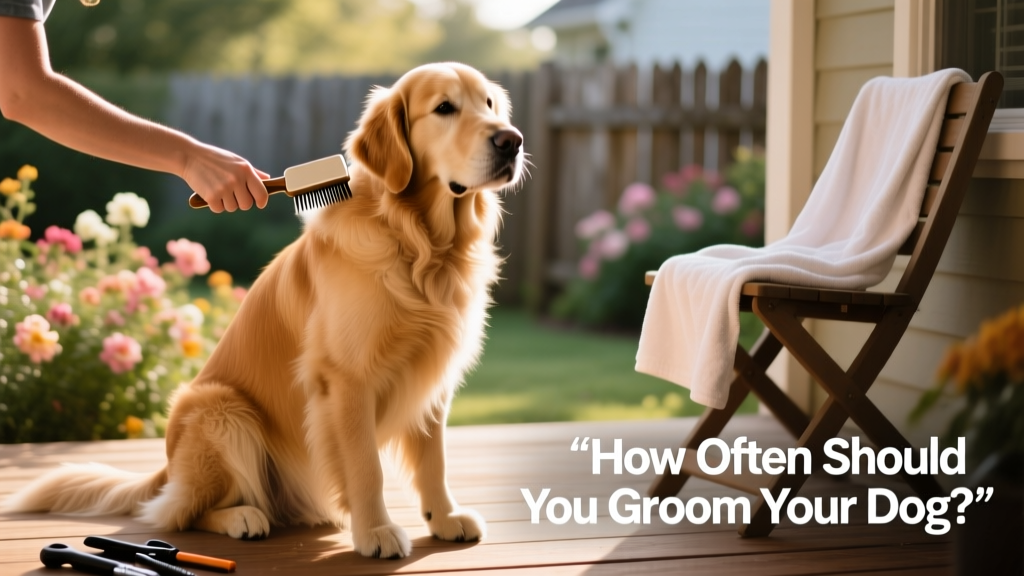 How often should you groom your dog?