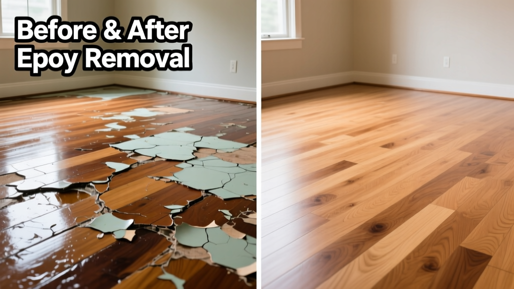 How to Remove Epoxy from Hardwood Floors Safely