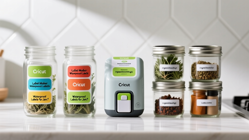 Cricut Label Maker Waterproof Labels for Jars?