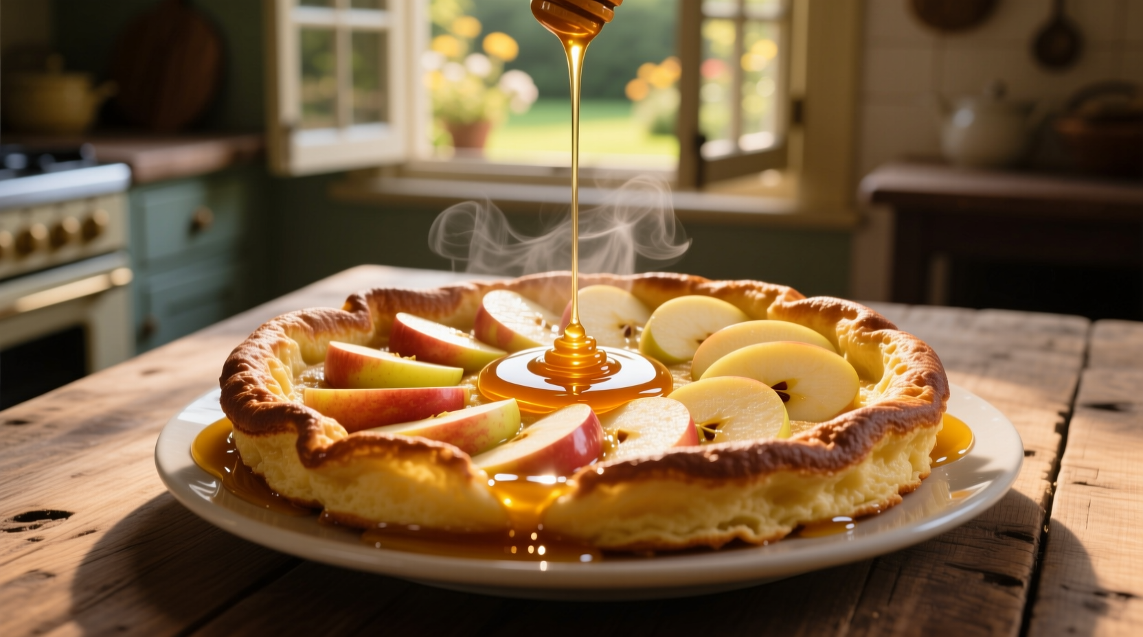 dutch baby apples and honey