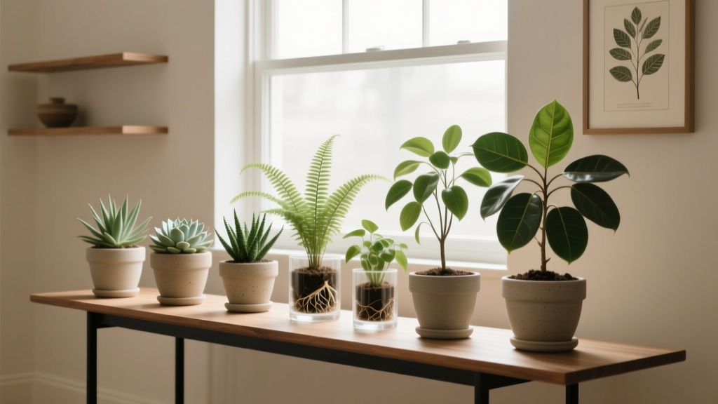 Indoor Plant Arrangement for Propagation Success