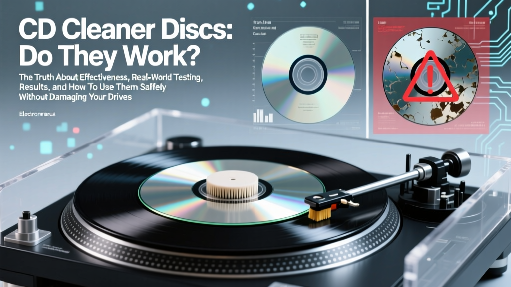 CD Cleaner Discs: Do They Work? The Truth About Effectiveness, Real-World Testing Results, and How To Use Them Safely Without Damaging Your Drives