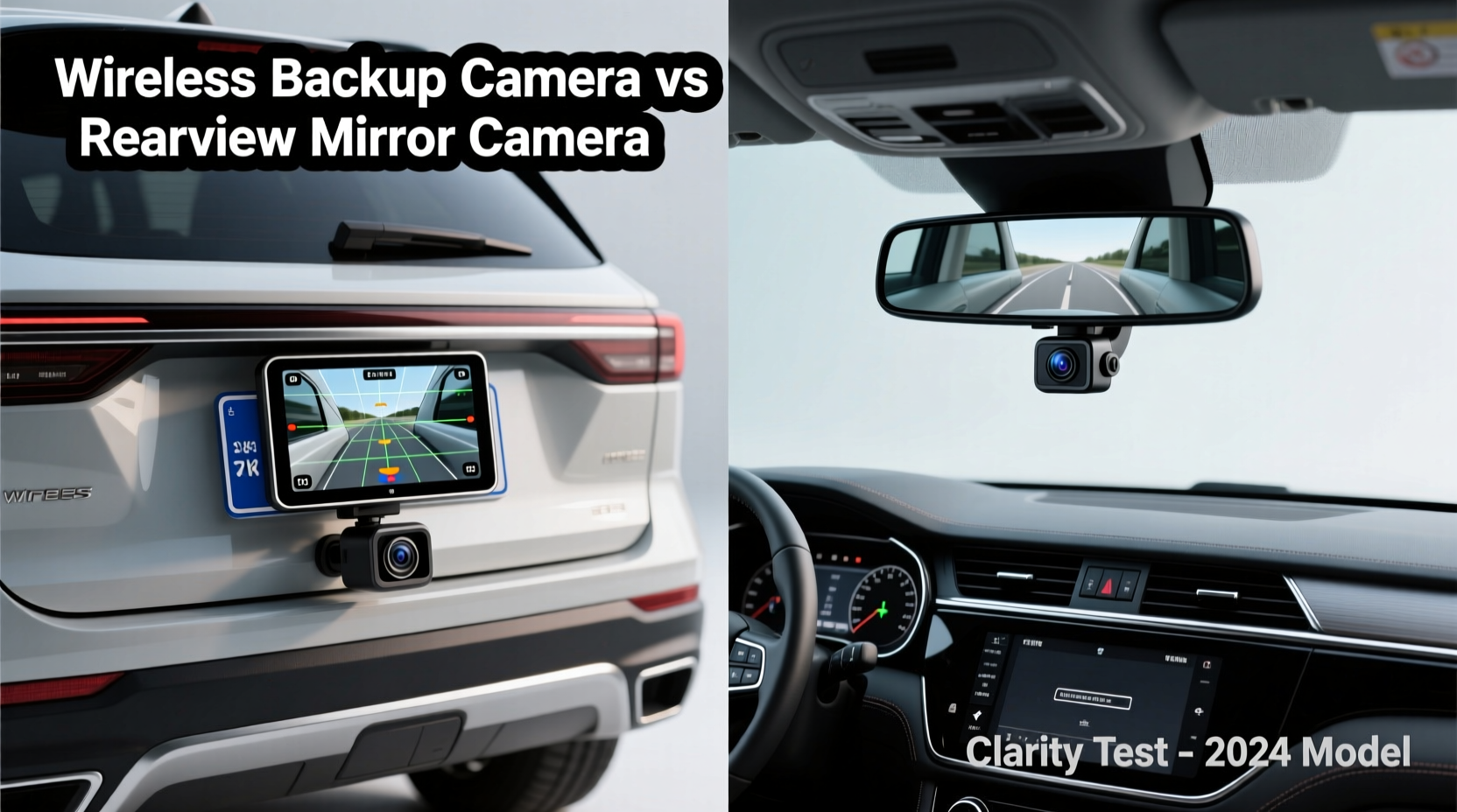 wireless backup camera vs rearview mirror camera which gives clearer reverse view