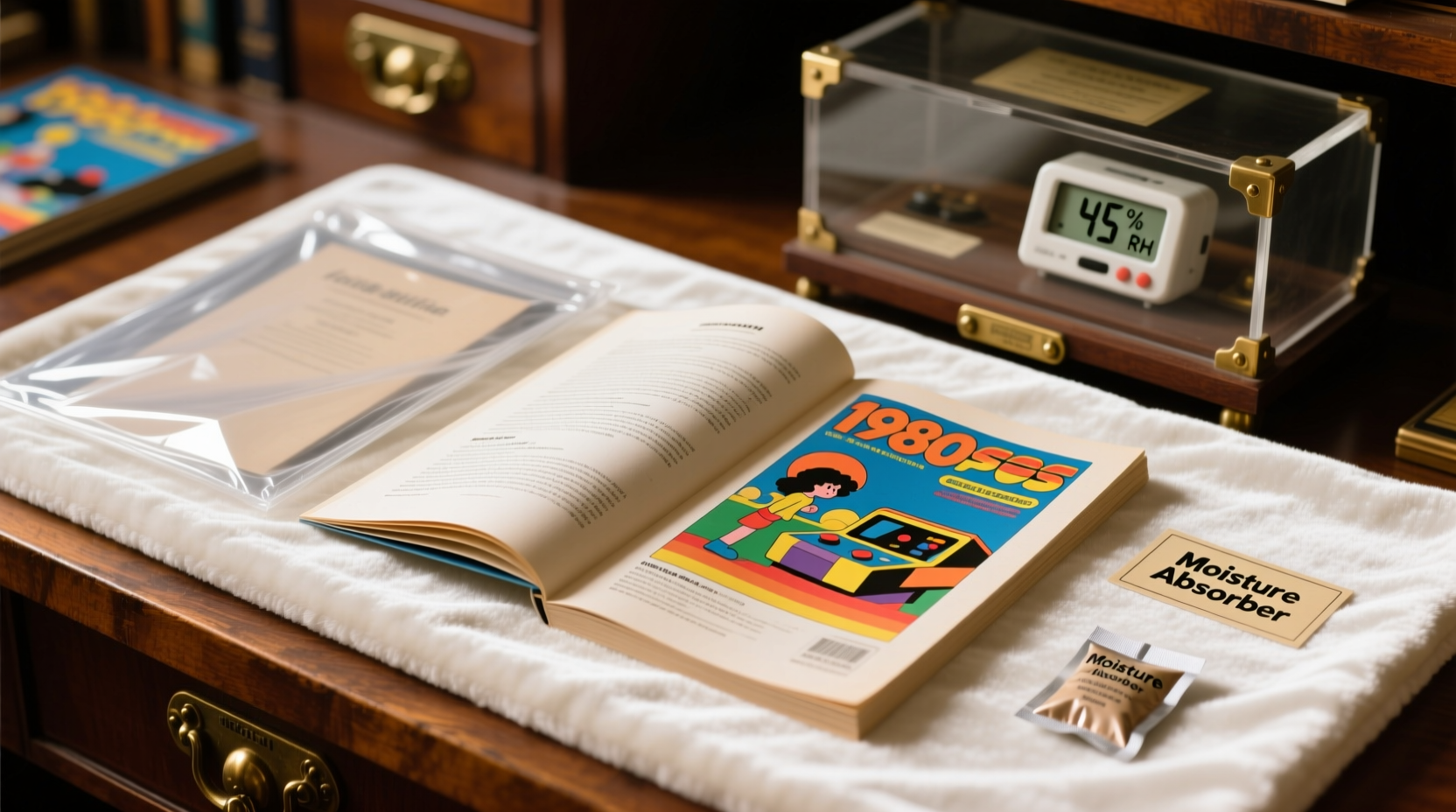 closet organization tips for vintage game manuals