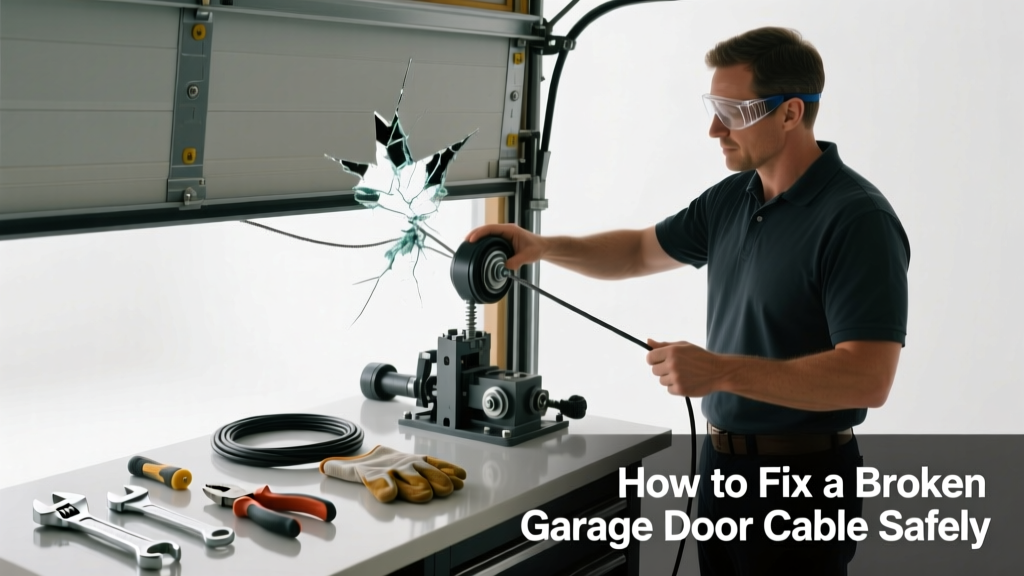 How to Fix a Broken Garage Door Cable Safely