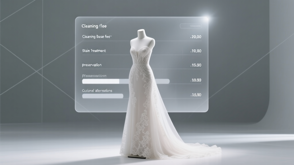 Wedding Dress Cleaning Cost: Real 2026 Prices