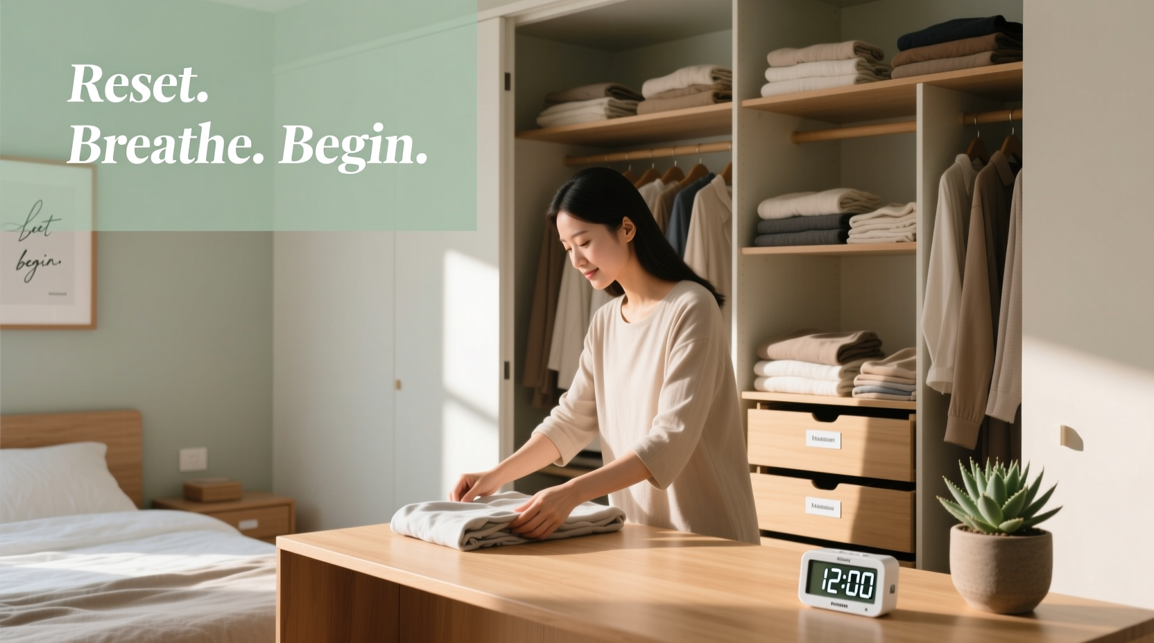 closet organization tips weekly psychological reset