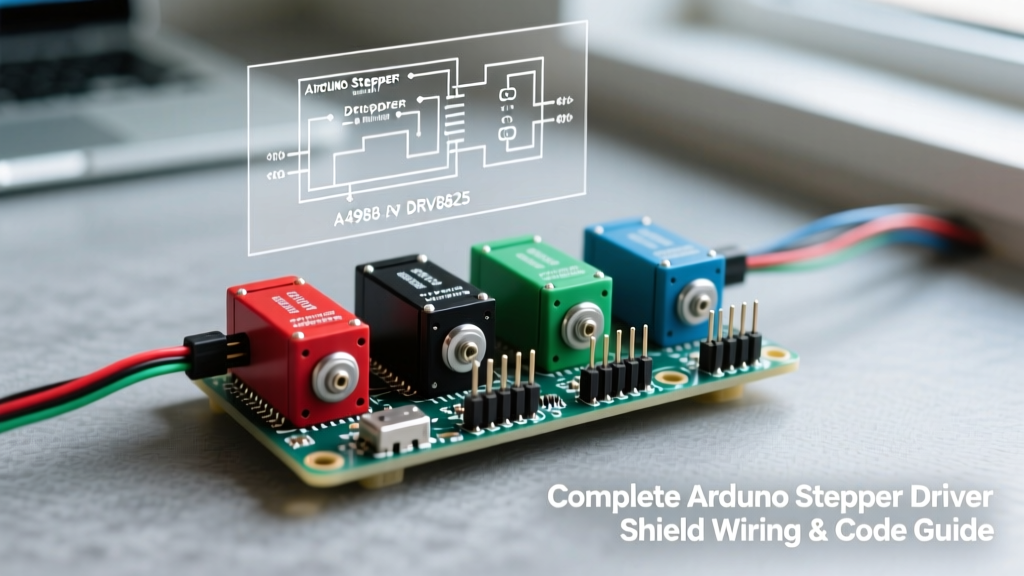 Complete Arduino Stepper Driver Shield Wiring & Code Guide