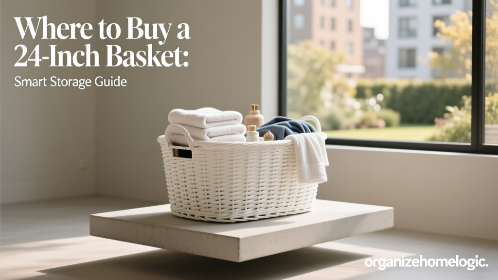 Where to Buy a 24-Inch Basket: Smart Storage Guide