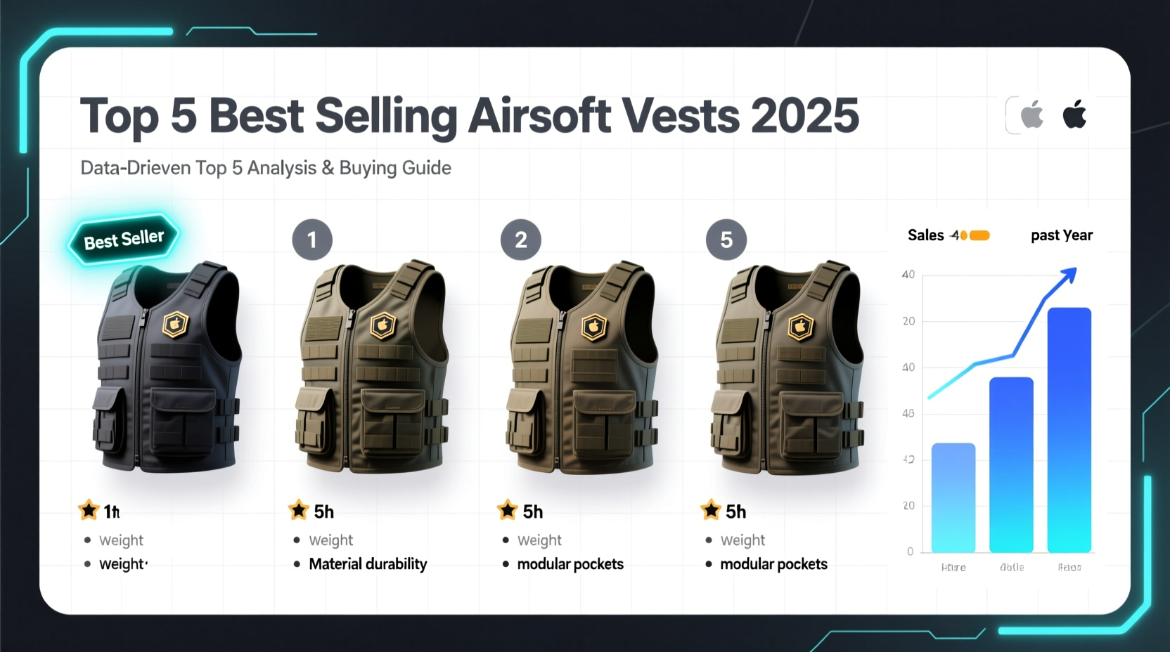 best selling airsoft vest