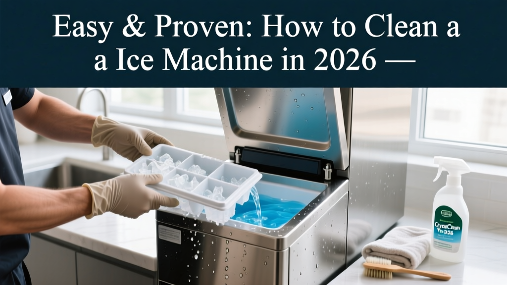 Easy & Proven: How to Clean an Ice Machine in 2026