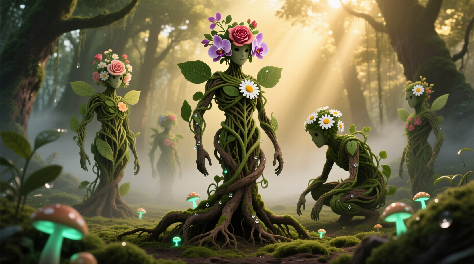trained plants