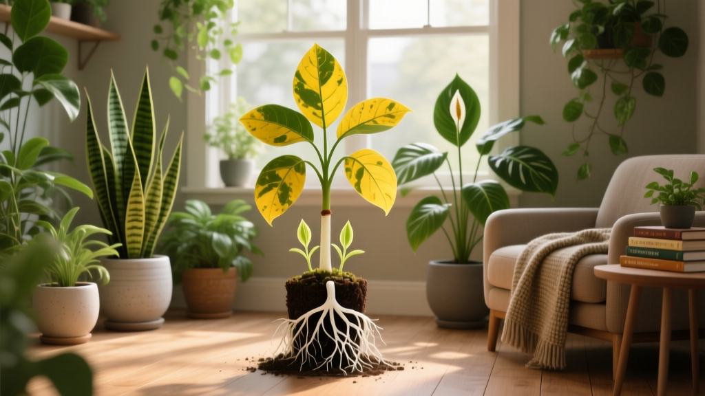 Yellow Leaves After Crown Division: What’s Normal?