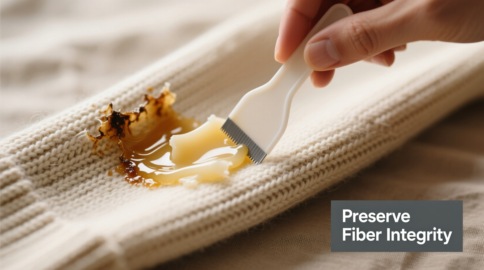 how to remove candle wax from wool sweaters