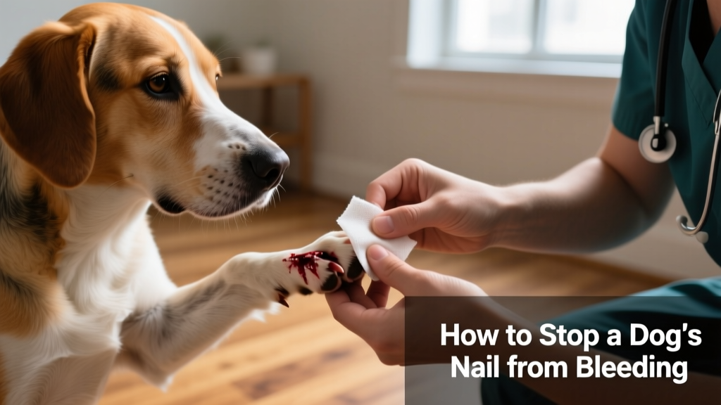 How To Stop a Dog's Nail From Bleeding