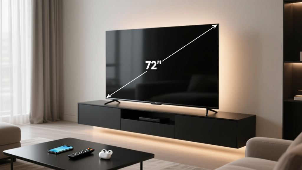 72 Inch TV Size Guide: Wall Space, Viewing Distance & Fit