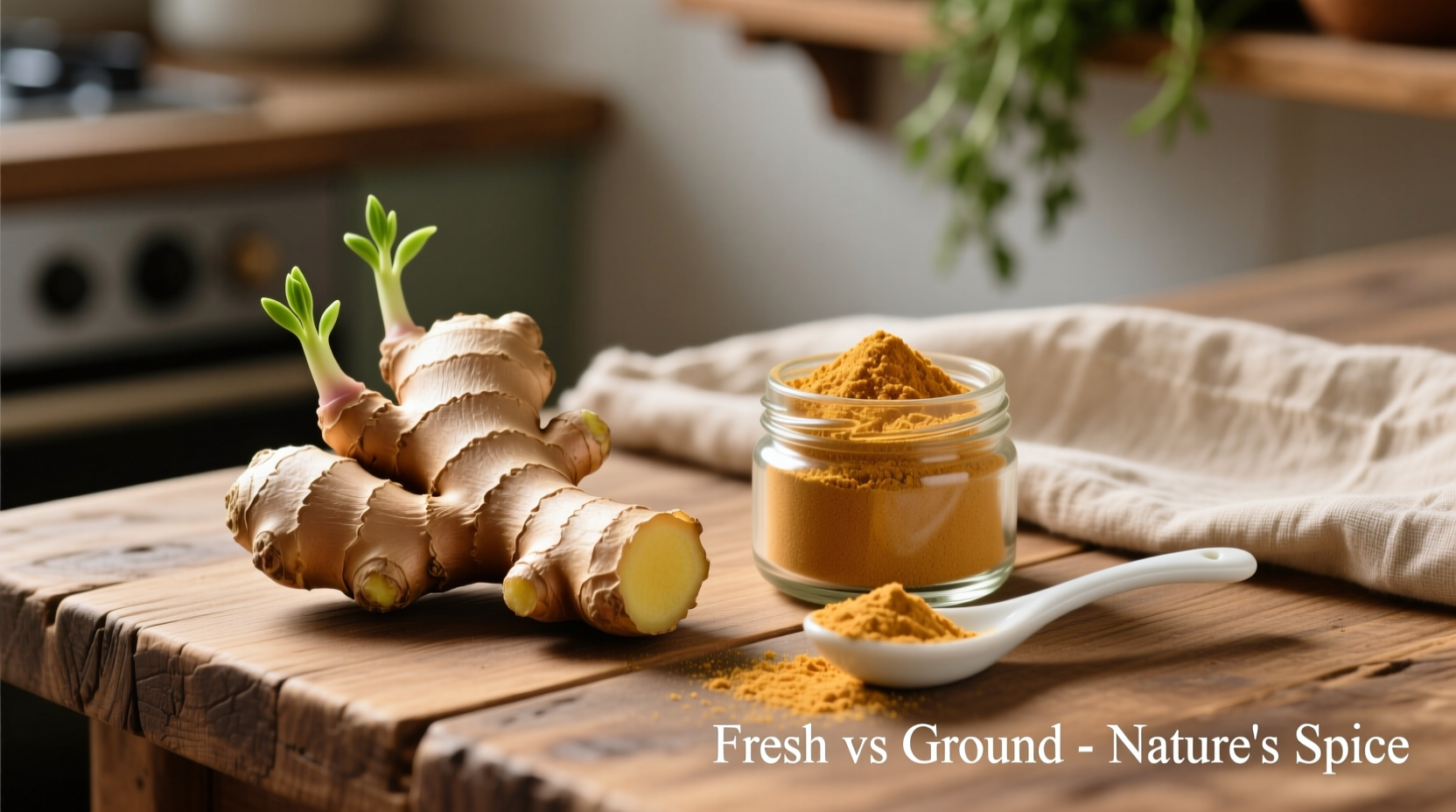 Ingwerpulver zu frischem Ingwer: Austausch & Unterschiede
