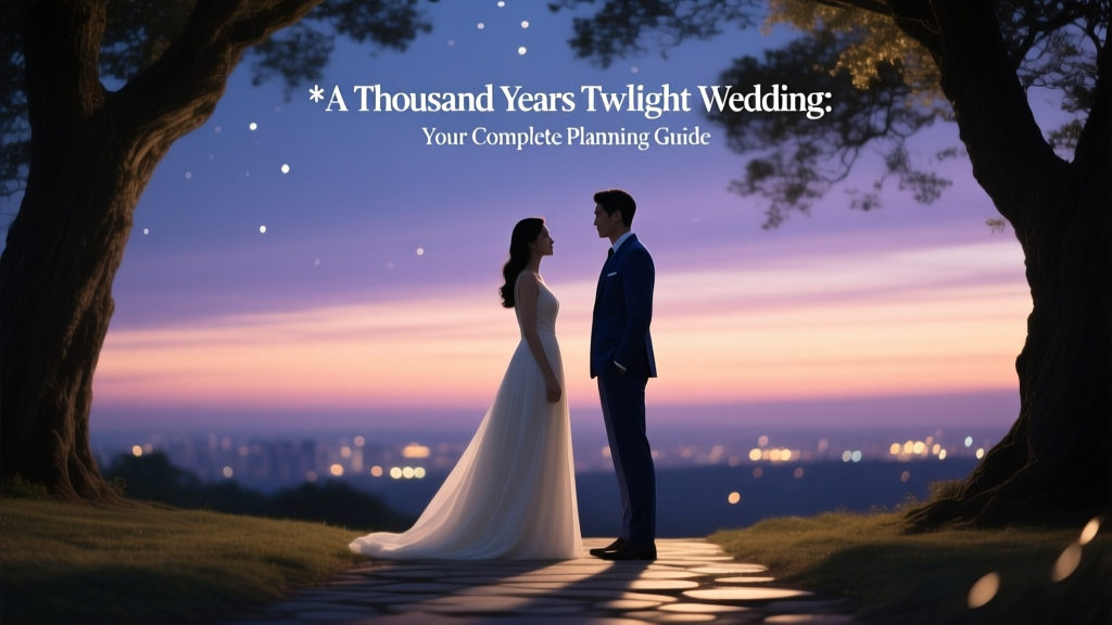 A Thousand Years Twilight Wedding Planning Guide