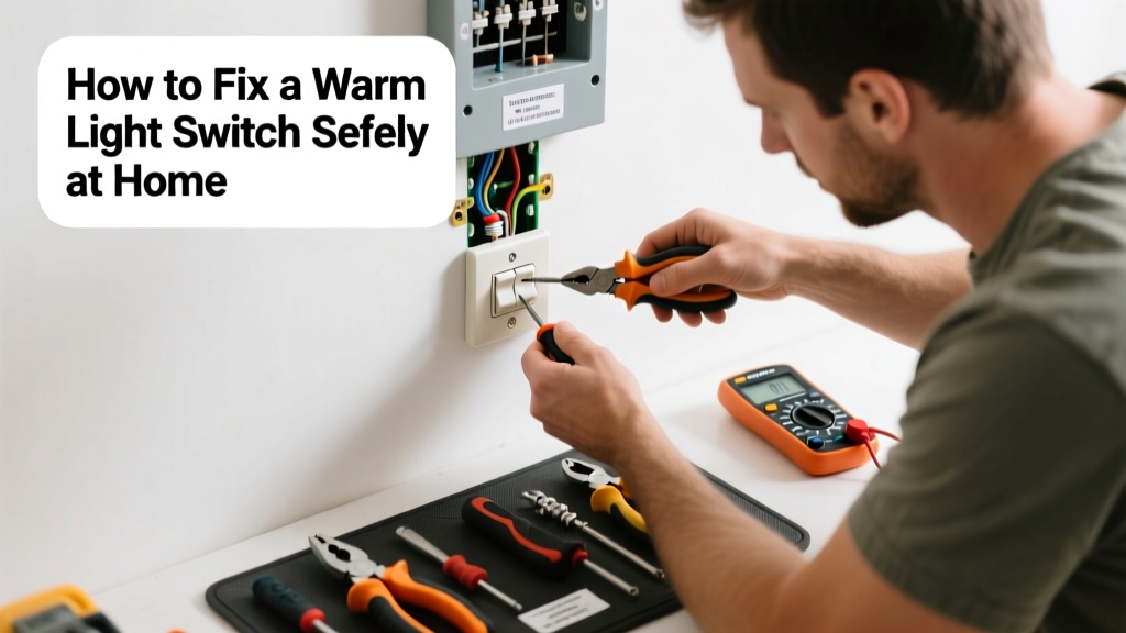 How to Fix a Warm Light Switch Safely at Home