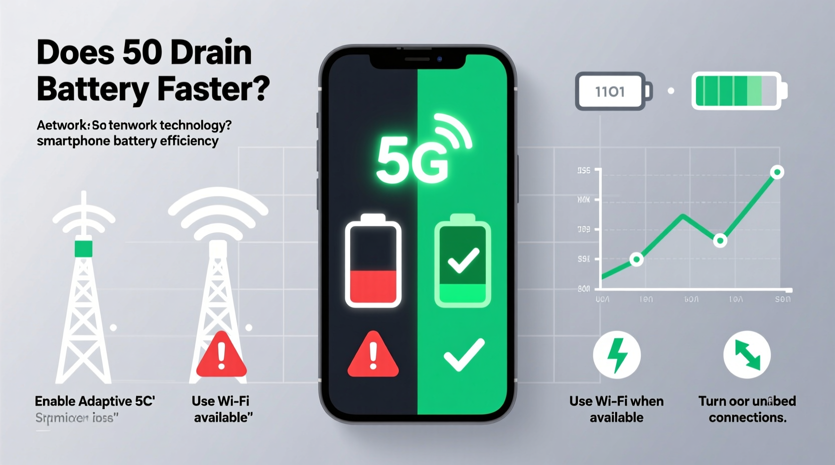 does 5g drain your phone battery faster and how to manage power usage