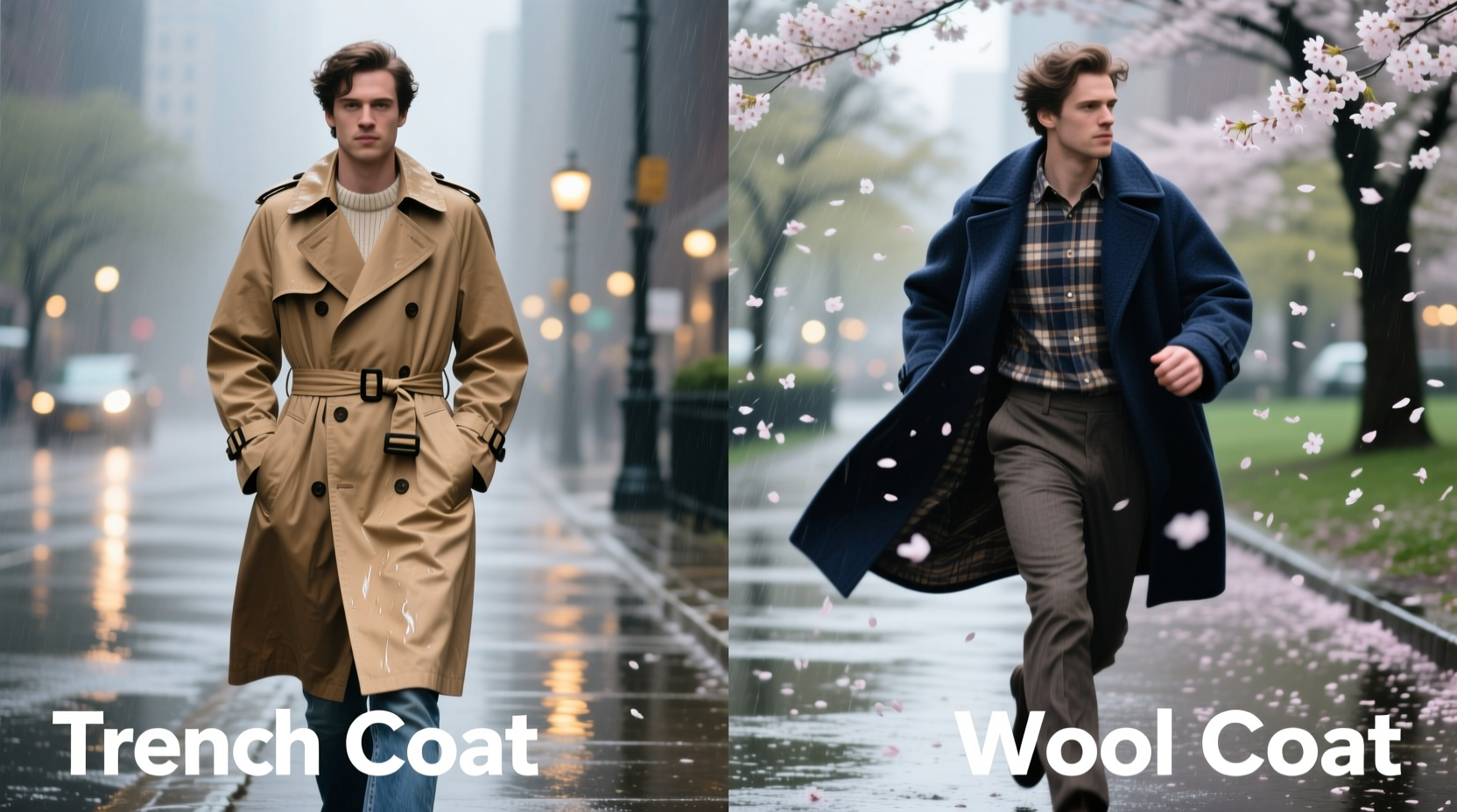 trench coats vs wool coats which is better for erratic spring weather