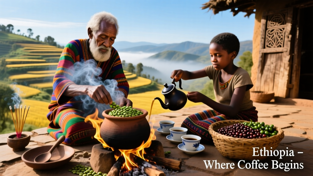 The Video Ethiopian Coffee Ceremony: A Living Archive of Ritual, Community, and Terroir