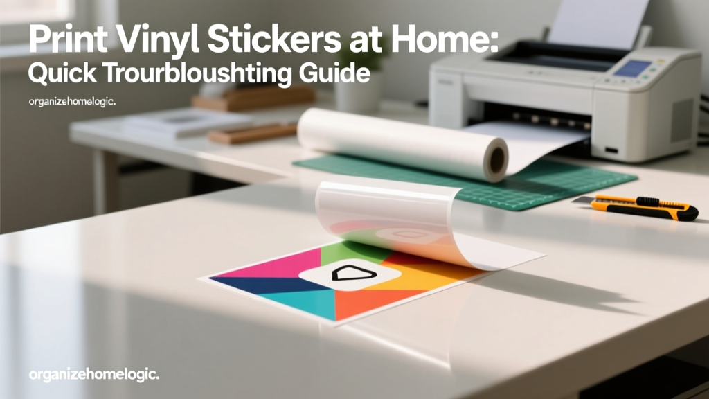 Print Vinyl Stickers at Home: Quick Troubleshooting Guide