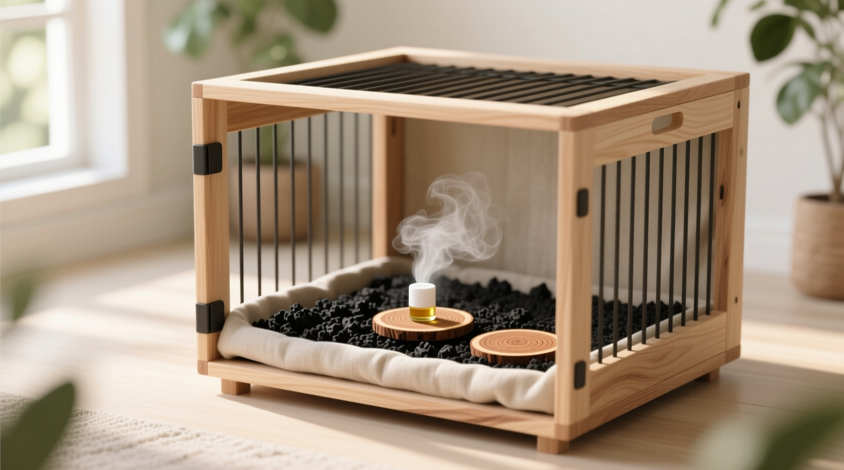 eco friendly cleaning dog crate deodorizing