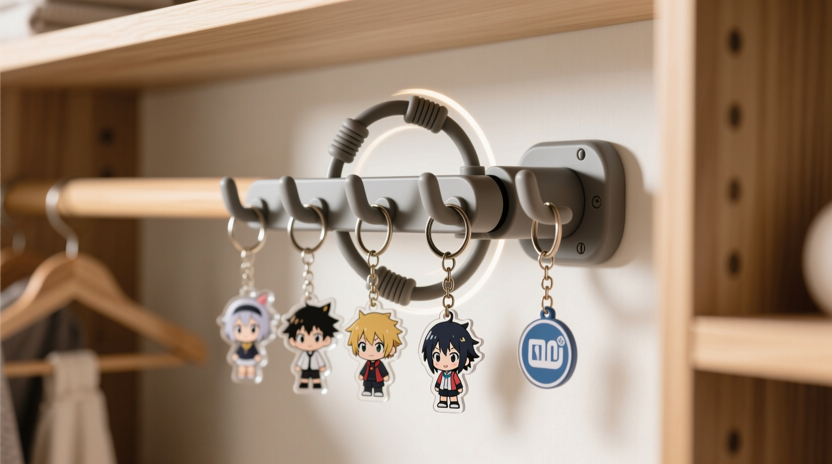 anime keychain organization tips