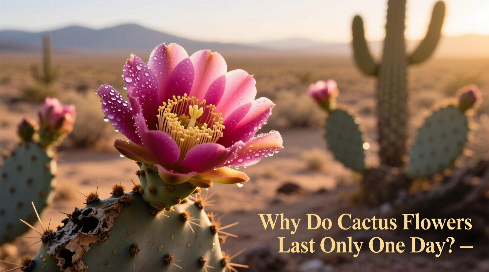 Why Cactus Flowers Last 1 Day | TheHomeSprouts